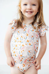 Unicorn Soiree S/S Flutter Sleeve Leotard - Mila & Rose ® - Flyclothing LLC