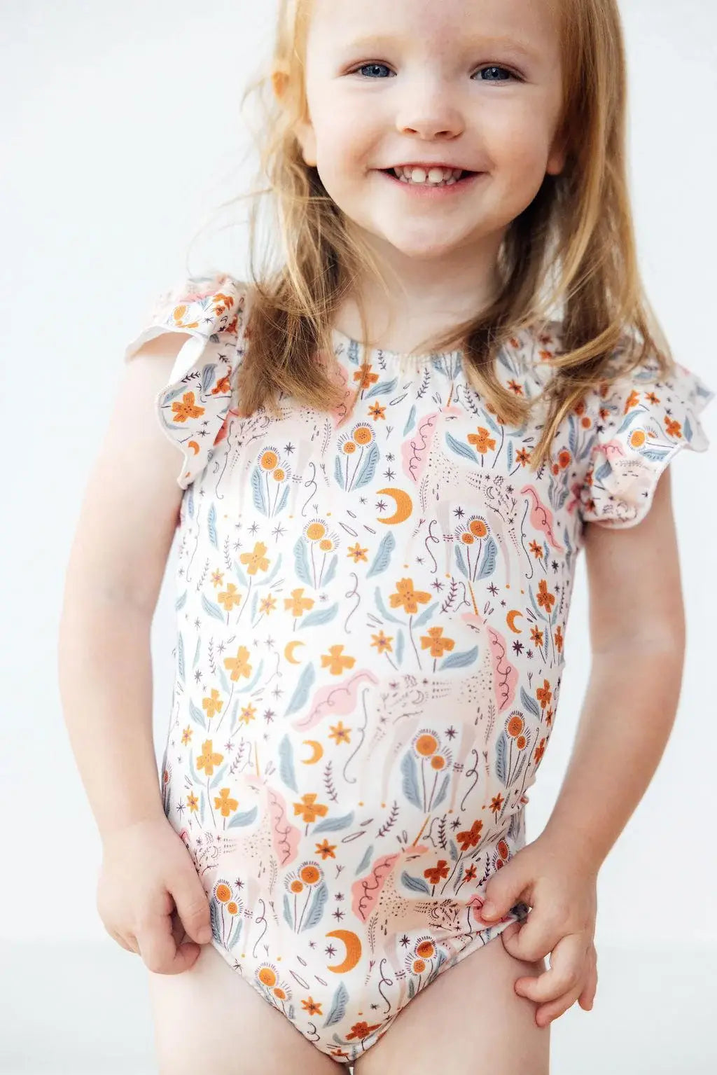 Unicorn Soiree S/S Flutter Sleeve Leotard - Mila & Rose ® - Flyclothing LLC