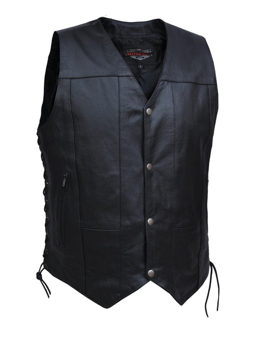 2632.LC - Mens 10 Pocket Leather Vest