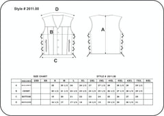 2611.00 - Mens Premium Leather Vest