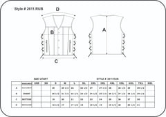 2611.RUB - Mens Brown Leather Vest