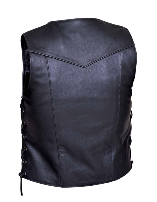 2632.LC - Mens 10 Pocket Leather Vest
