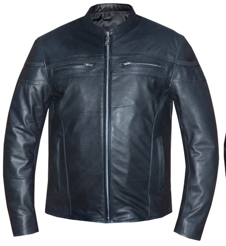 Unik International Mens Leather Jacket