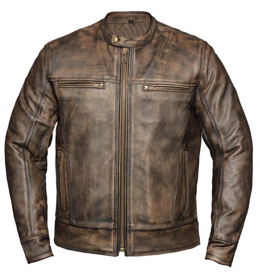 Unik Leather Mens Leather Jacket 6946.2BR
