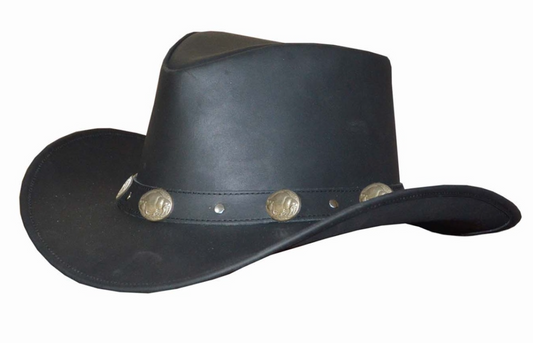 Unik Leather Mens Premium Leather Hat 9237