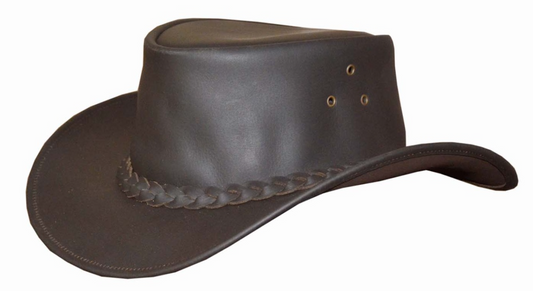 Unik Leather Mens Premium Leather Hat 9238.BR