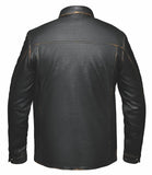 Durango - Mens Premium Leather Shirt Jacket - Unik Just for Bikers