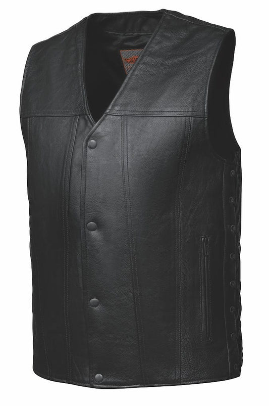 2611.NK ZP - Mens Ultra Leather Vest