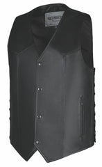 2647.CW TL - Mens Tall Leather Vest