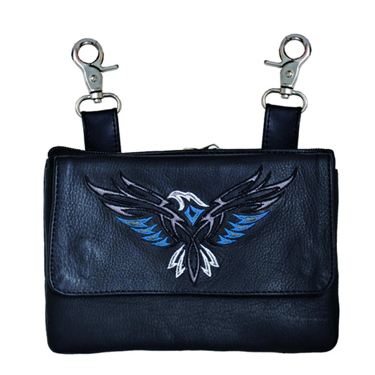 Heritage Rider Cowhide Clip-On Biker Bag - Unik Just for Bikers - Flyclothing LLC