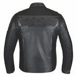 Phantom - Men's Premium Leather motorcycle Jacket - Unik Just for Bikers - Flyclothing LLC