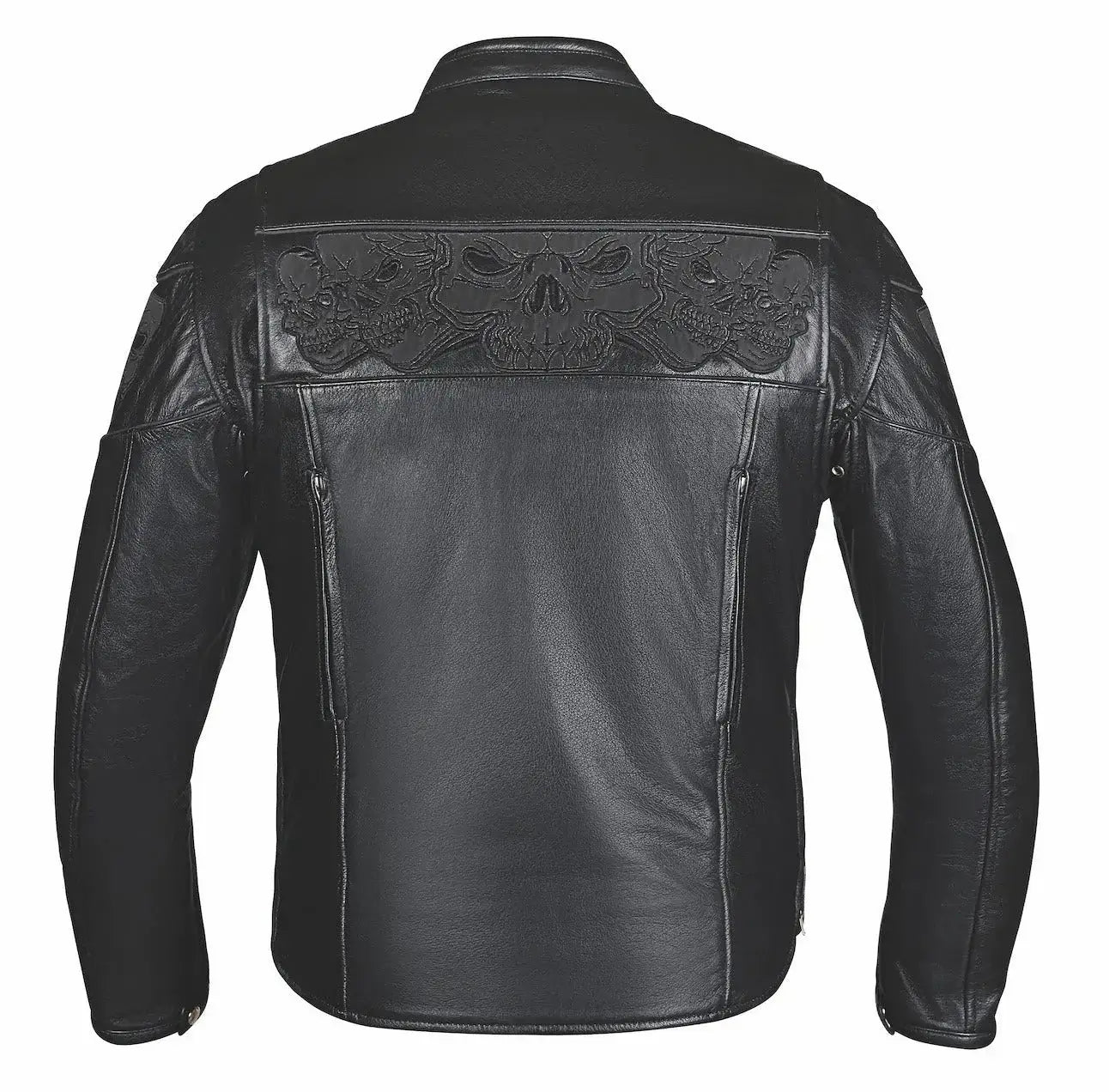 Phantom - Men's Premium Leather motorcycle Jacket - Unik Just for Bikers - Flyclothing LLC