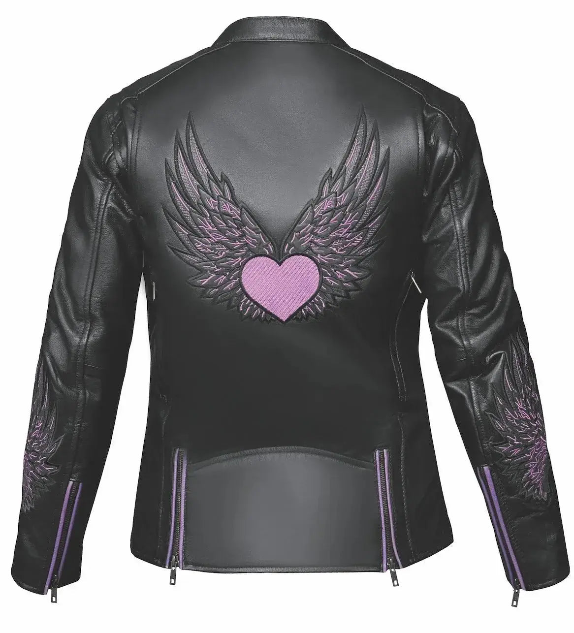 Lita - Women's Leather Motorcycle Jacket - Unik Just for Bikers - Flyclothing LLC