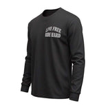 Live Free Ride Hard - Men's Long Sleeve Biker Tee - Unik Just for Bikers - Flyclothing LLC