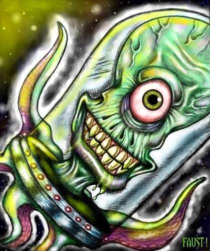 Black Market Art Company Unintelligent Lifeform Print - Black Market Art Company - Flyclothing LLC