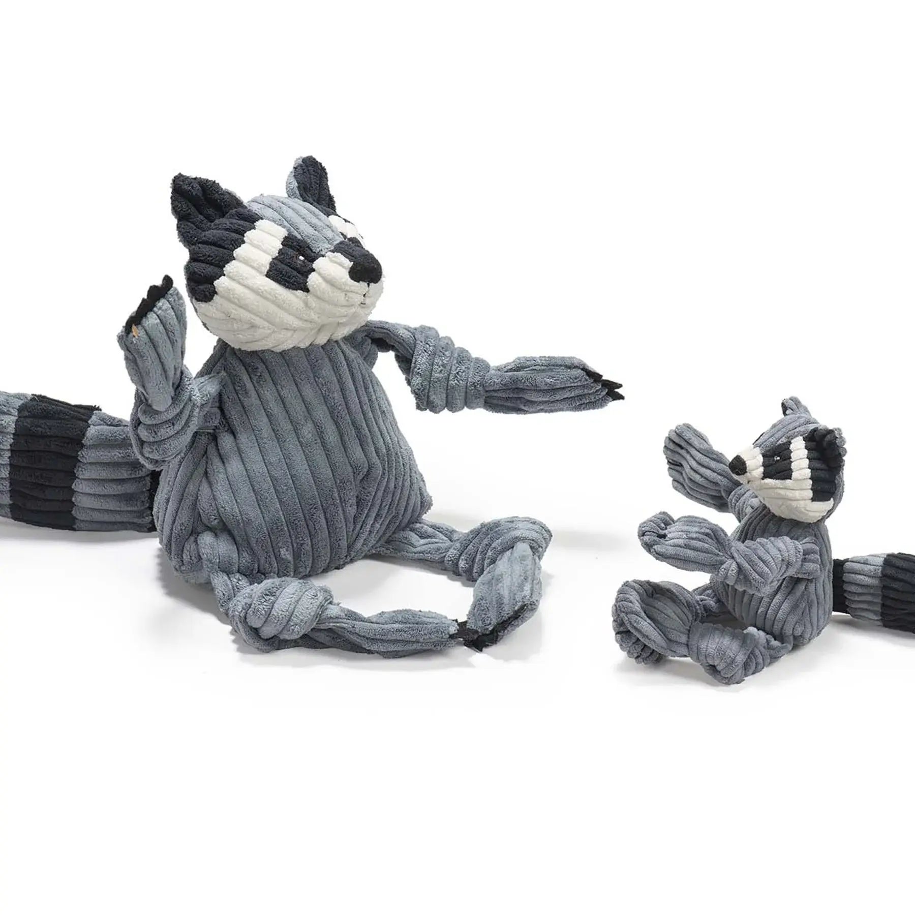 Reggie Raccoon Knottie® Plush Dog Toy - HuggleHounds - Flyclothing LLC