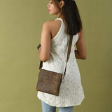 Darcy Crossbody Sling Bag - Classy Leather Bags - Flyclothing LLC