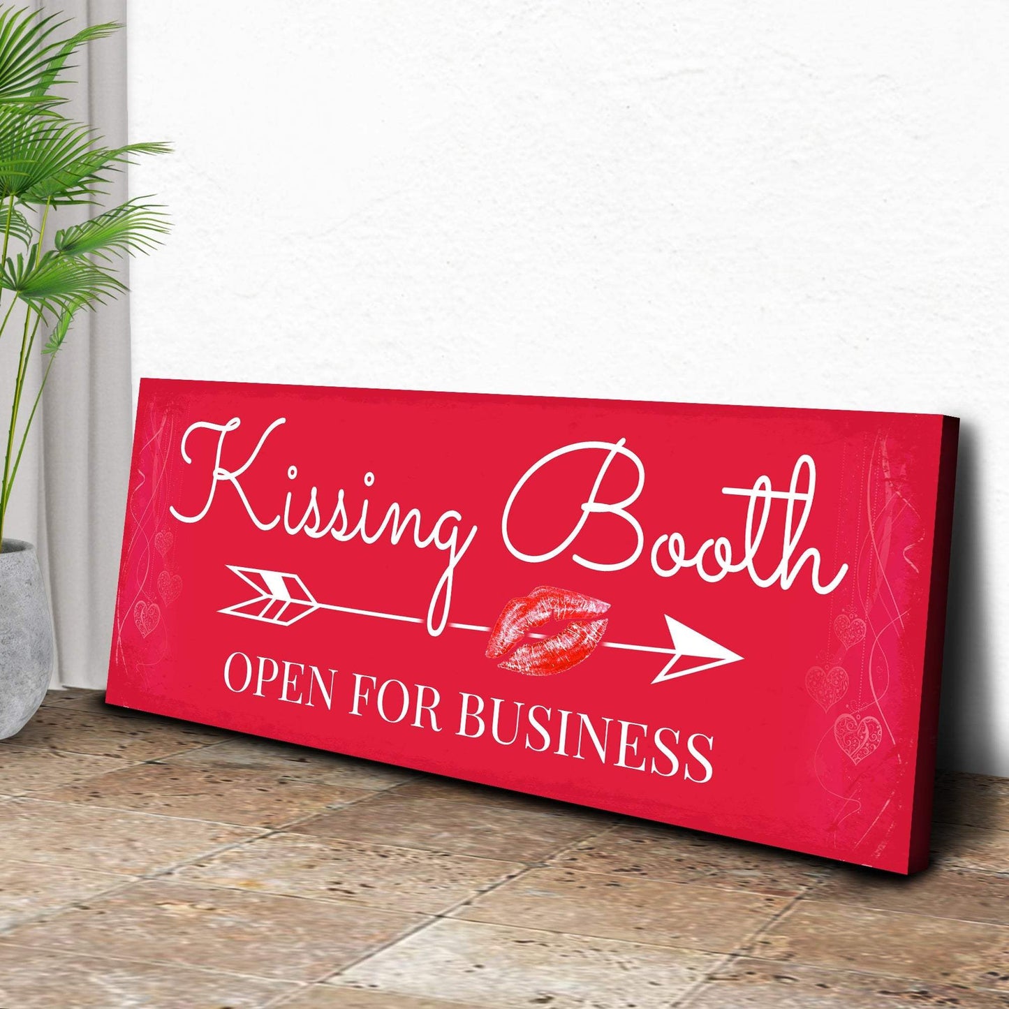 Kissing Booth "Open For Business" Sign - Tailored Canvases - Flyclothing LLC