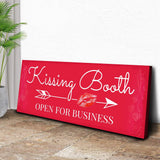 Kissing Booth "Open For Business" Sign - Tailored Canvases - Flyclothing LLC