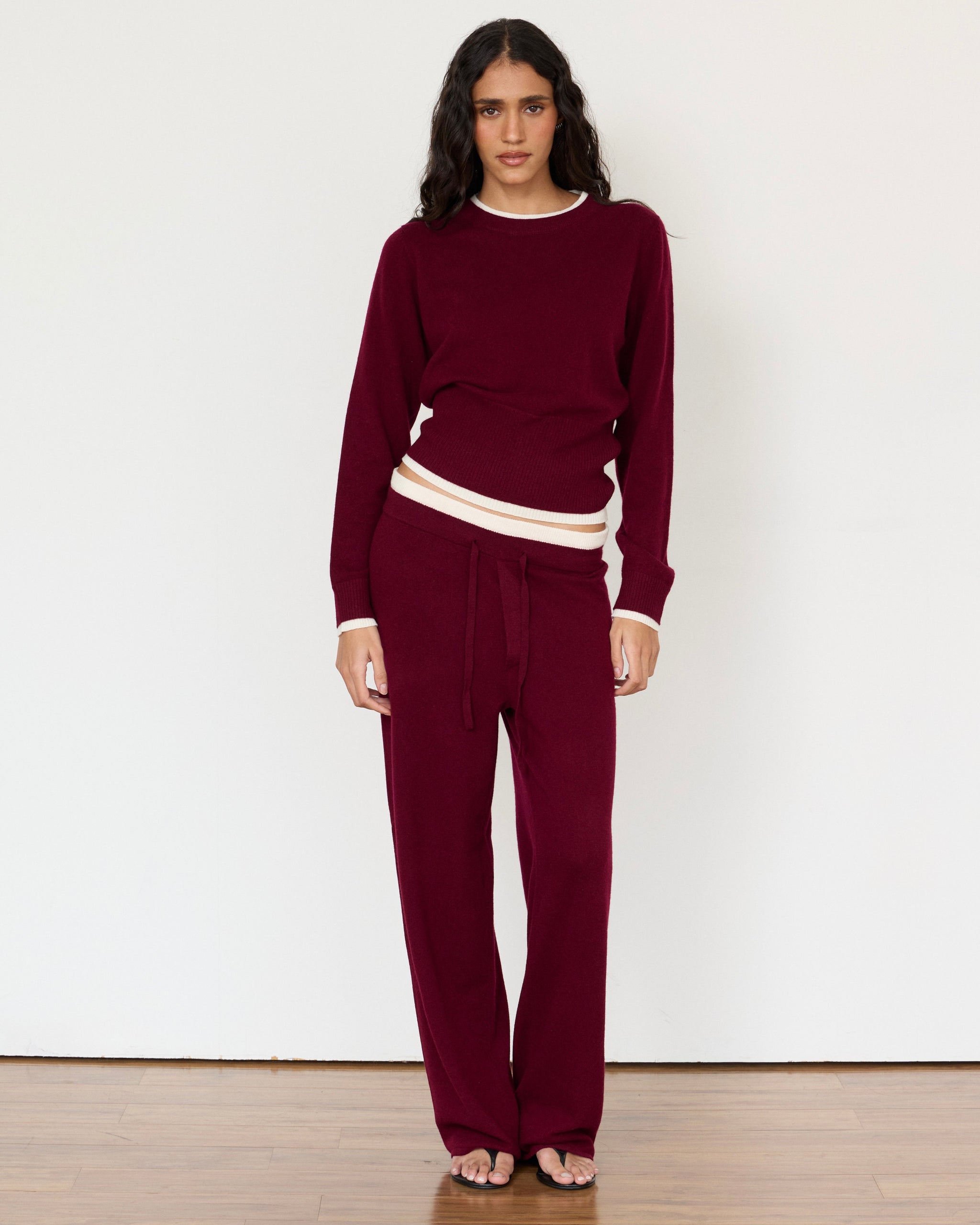 Tove Layered Cashmere Crewneck - Artless Forever - Flyclothing LLC
