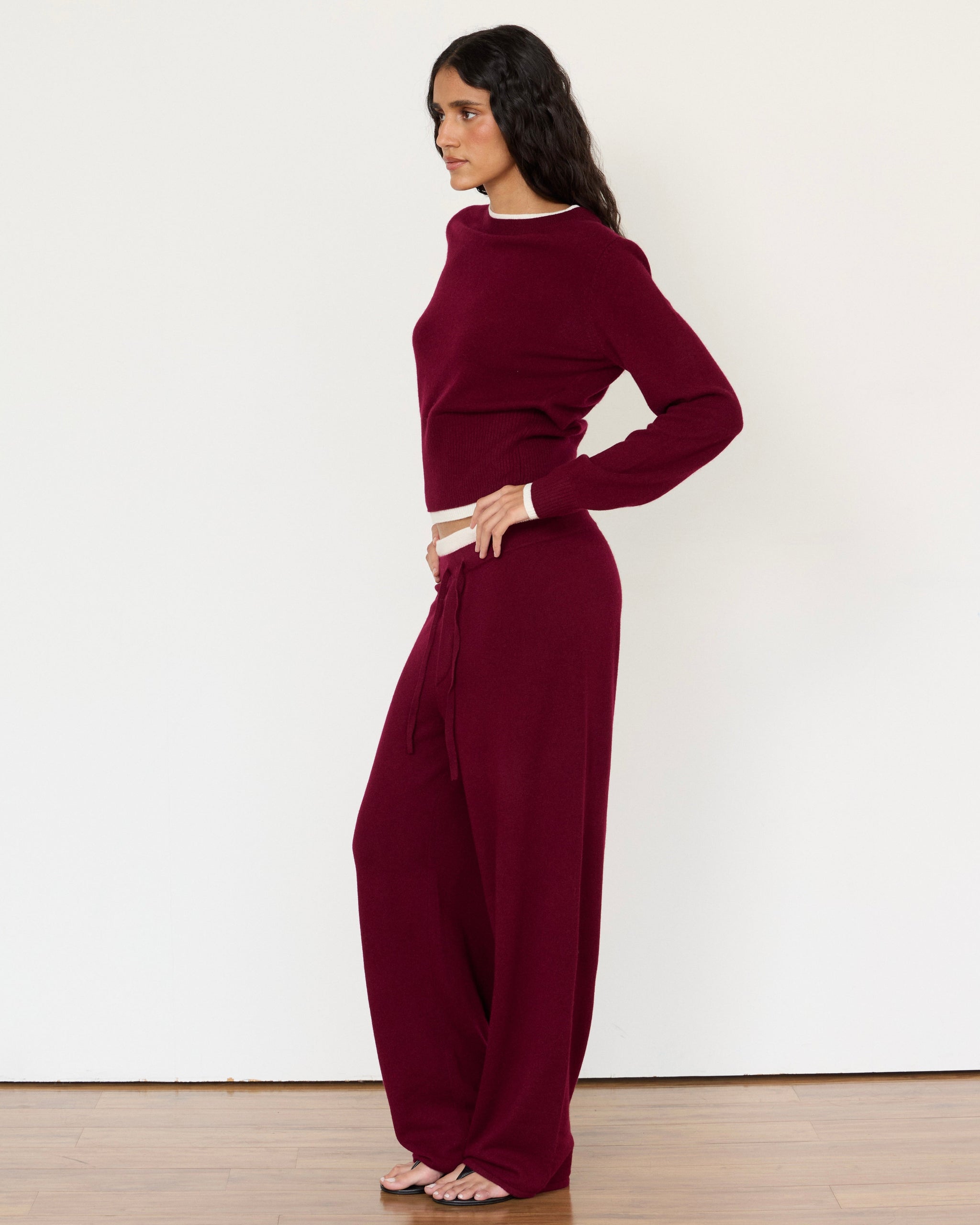 Tove Layered Cashmere Crewneck - Artless Forever - Flyclothing LLC