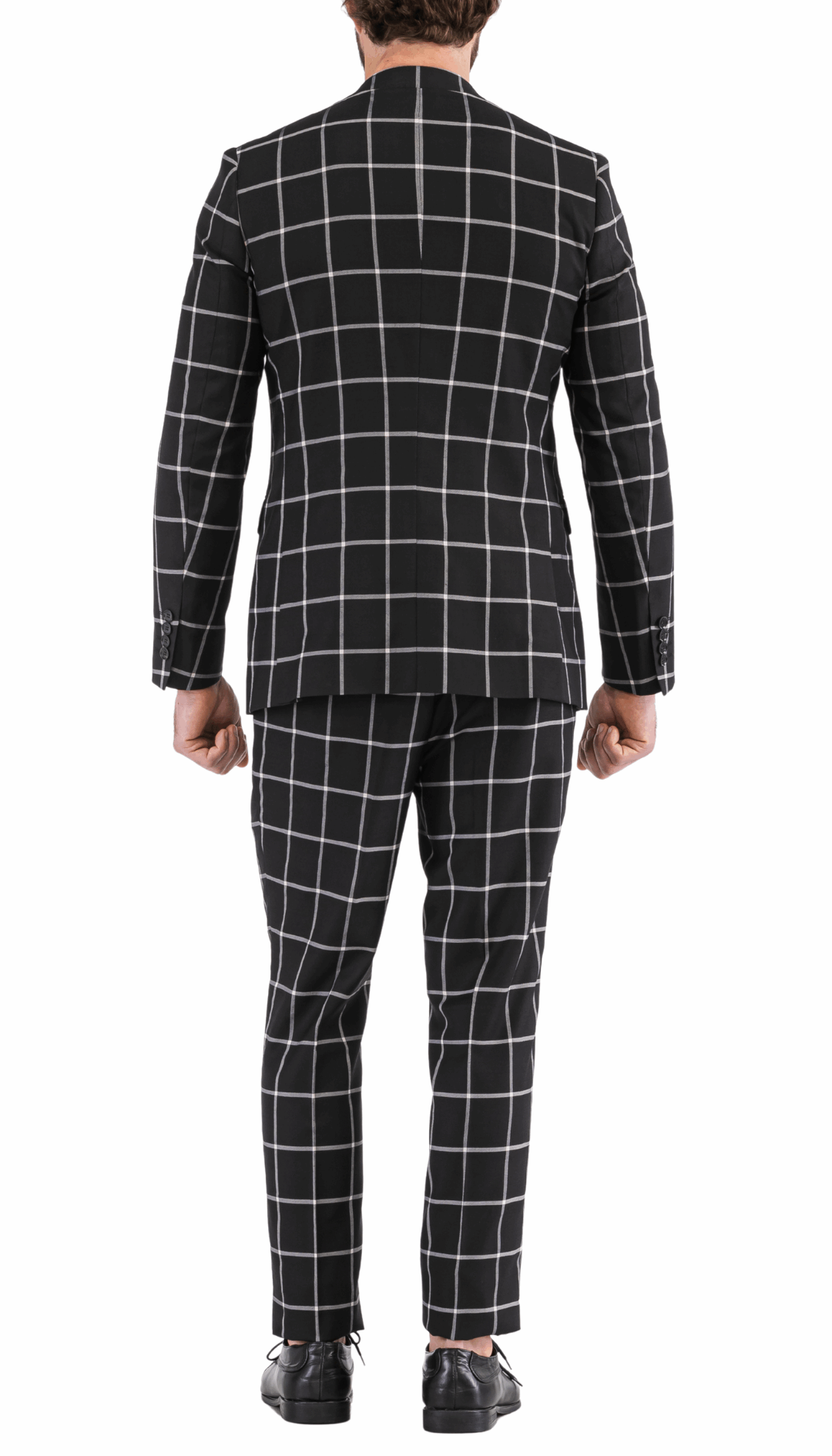 Harvy Men's Black 3-Piece Slim Fit Suit – 2 Button Notch Lapel