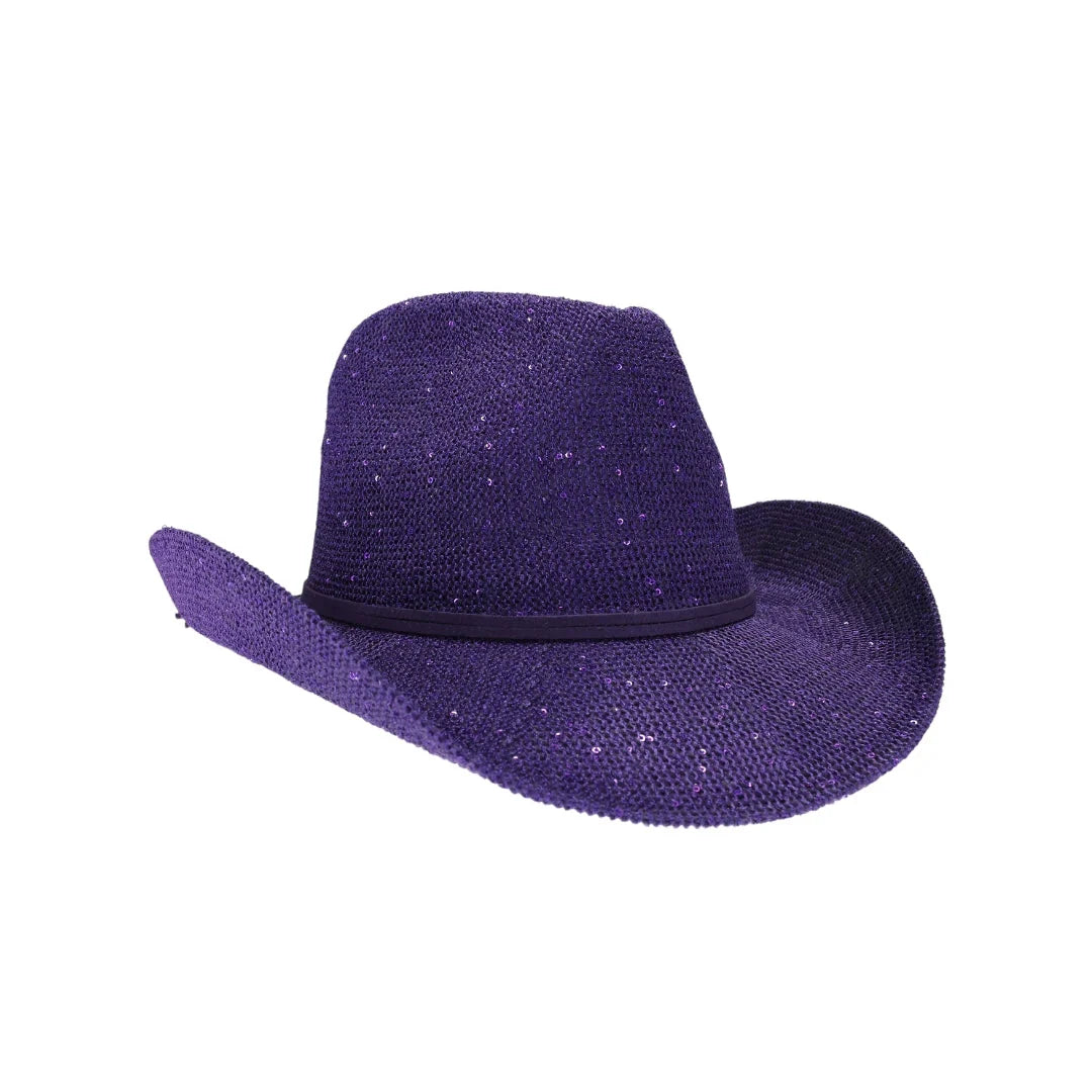 C.C Women's Sequin Cowboy Hat - Madeline Love - Flyclothing LLC