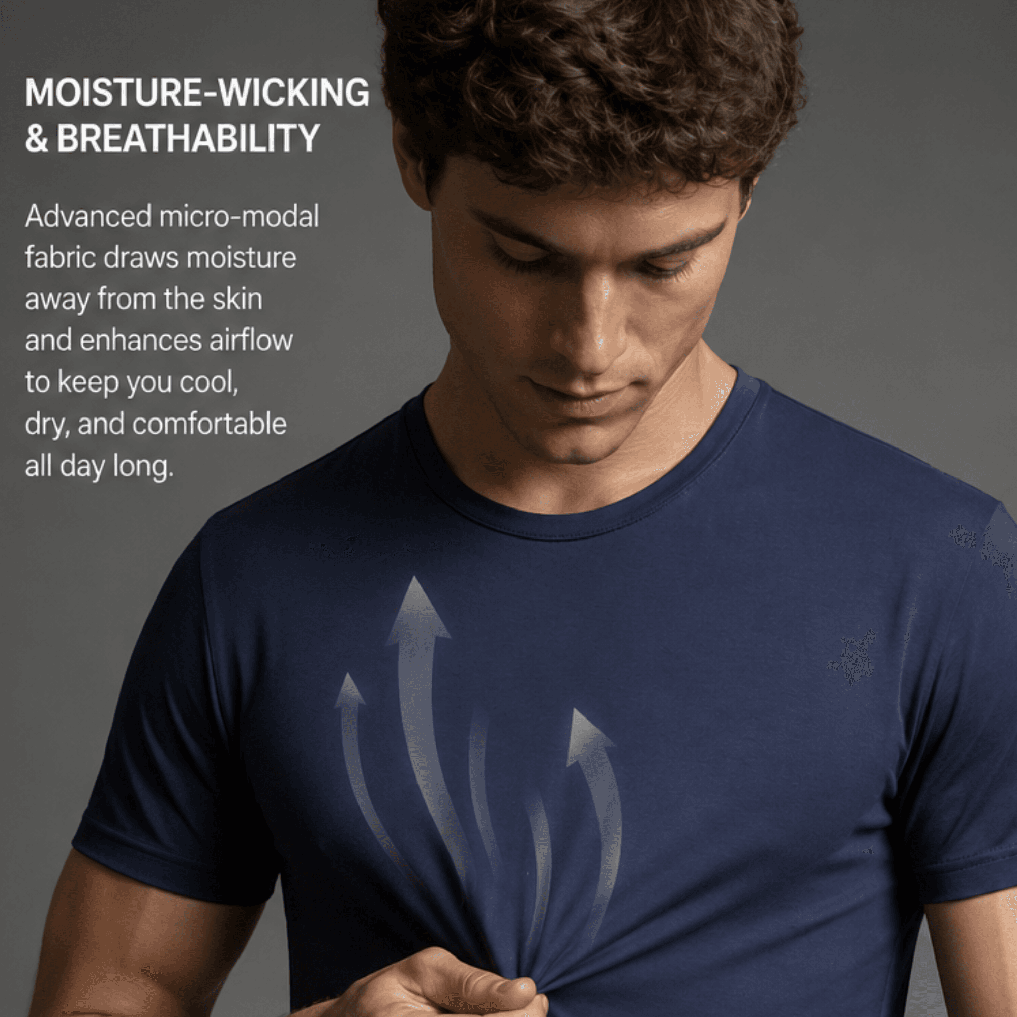 SilkCut Crew Neck T-Shirts - 3 Pack - SilkCut Underwear - Flyclothing LLC
