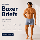 SilkCut Micro Modal Air Boxer Brief - SilkCut Underwear - Flyclothing LLC