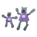 NCAA Kansas State University, Willie the Wildcat Knottie® Plush Dog Toy - HuggleHounds - Flyclothing LLC