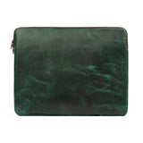 Green Laptop Sleeve - Classy Leather Bags - Flyclothing LLC