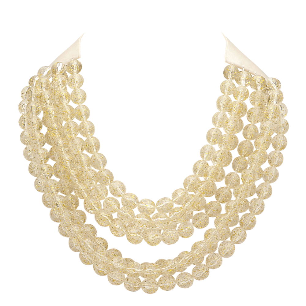 Chunky Multi-Strand Beaded Necklace with Magnetic Clasp - Madeline Love - Flyclothing LLC