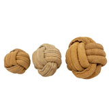 Huggle-Hide® Natural Leather Ball Dog Toy, 2 Pack - HuggleHounds - Flyclothing LLC