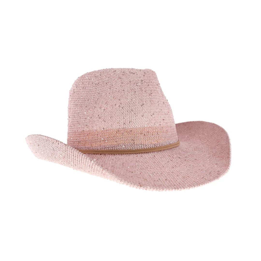 C.C Women's Sequin Cowboy Hat - Madeline Love - Flyclothing LLC