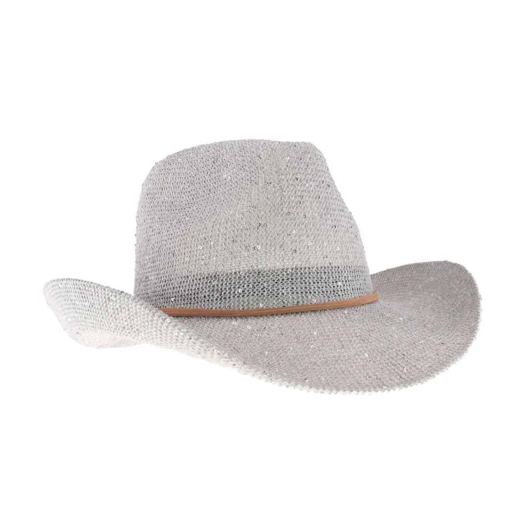 C.C Women's Sequin Cowboy Hat - Madeline Love - Flyclothing LLC