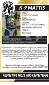 HuggleCause™, Project K-9 Hero, K-9 Mattis Knottie® Plush Dog Toy, Large - HuggleHounds - Flyclothing LLC