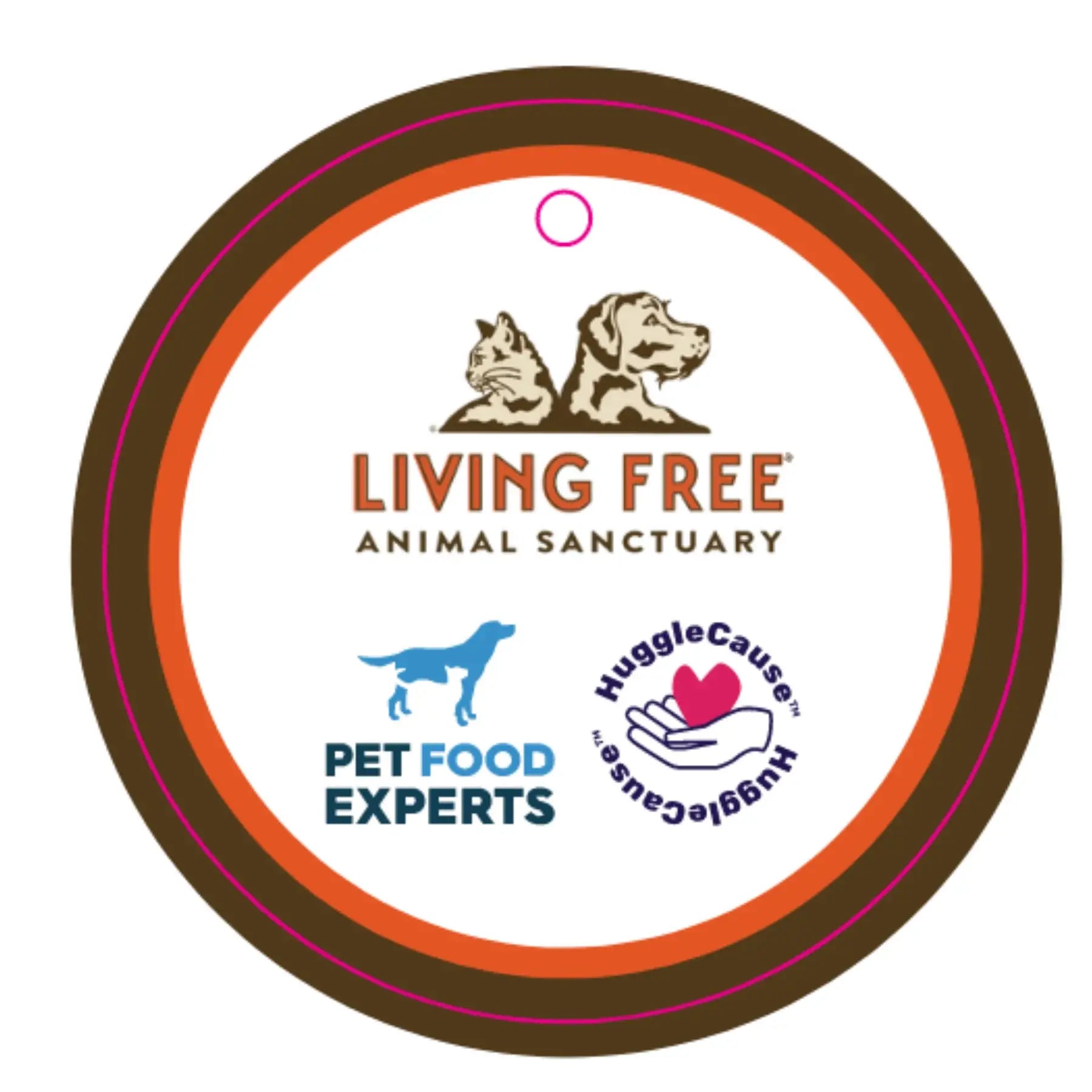 HuggleCause™, Living Free Animal Sanctuary, Little Tyke (L.T.) Knottie® Plush Dog Toy, Small - HuggleHounds - Flyclothing LLC