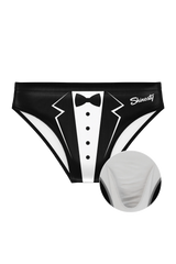 The Butlers | Tuxedo Ball Hammock® Pouch Swim Briefs - Shinesty - Flyclothing LLC