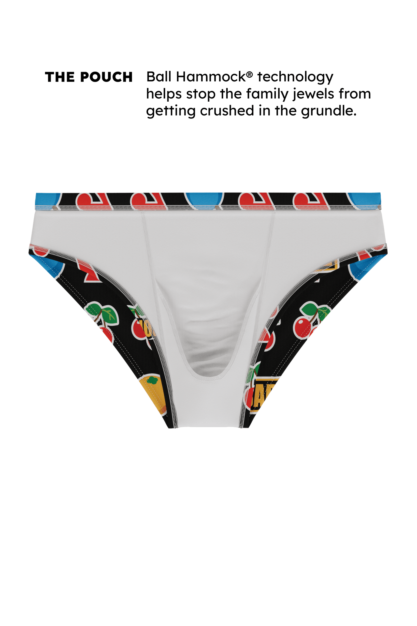 The Jackpot | Slot Machine Ball Hammock® Pouch Swim Briefs - Shinesty - Flyclothing LLC