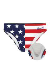 The Unsurpassed Ass | American Flag Ball Hammock® Pouch Swim Briefs - Shinesty - Flyclothing LLC