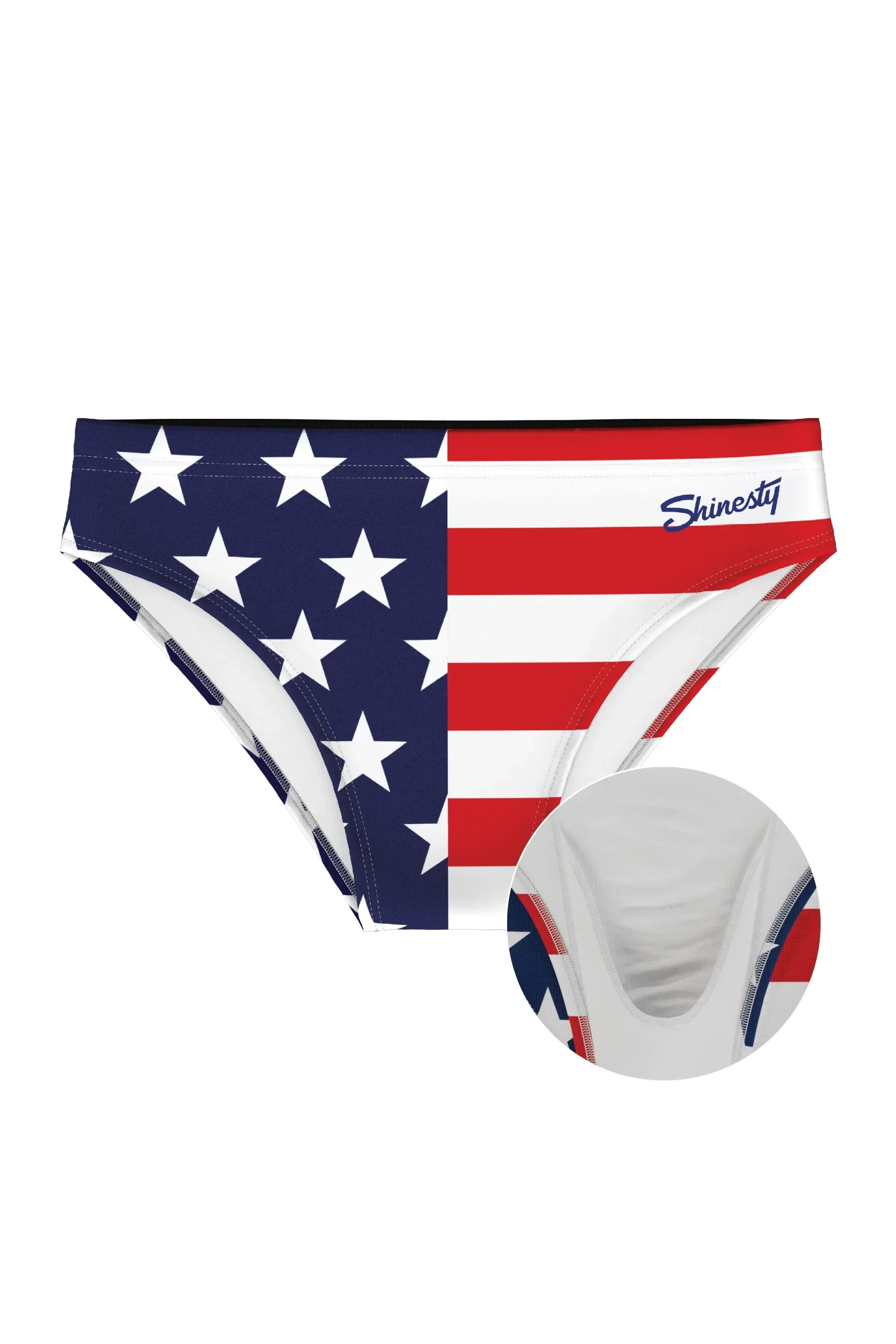 The Unsurpassed Ass | American Flag Ball Hammock® Pouch Swim Briefs - Shinesty - Flyclothing LLC