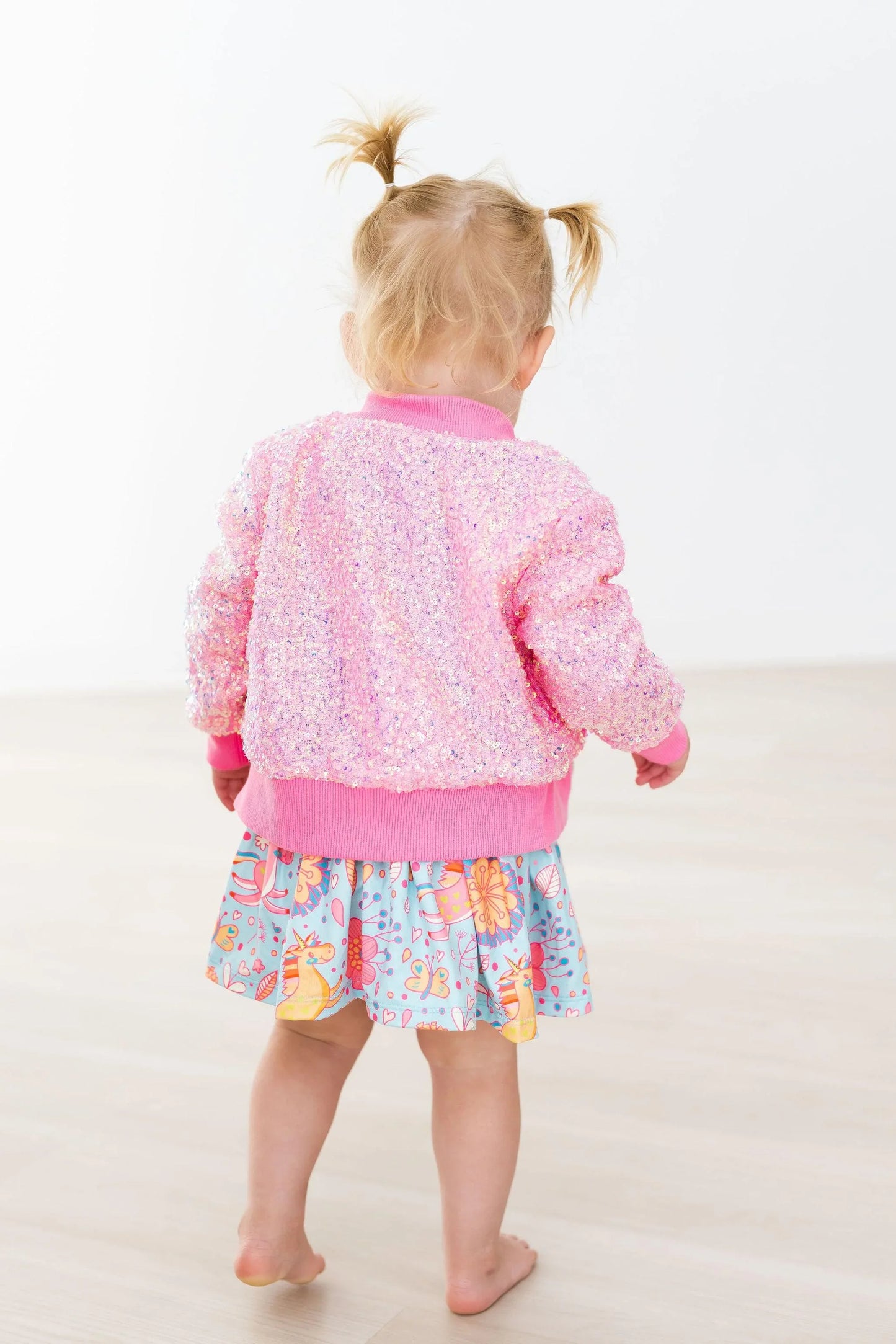Bubblegum Pink Sequin Jacket - Mila & Rose ® - Flyclothing LLC