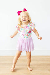 Field of Flowers S/S Twirl Leotard - Mila & Rose ® - Flyclothing LLC