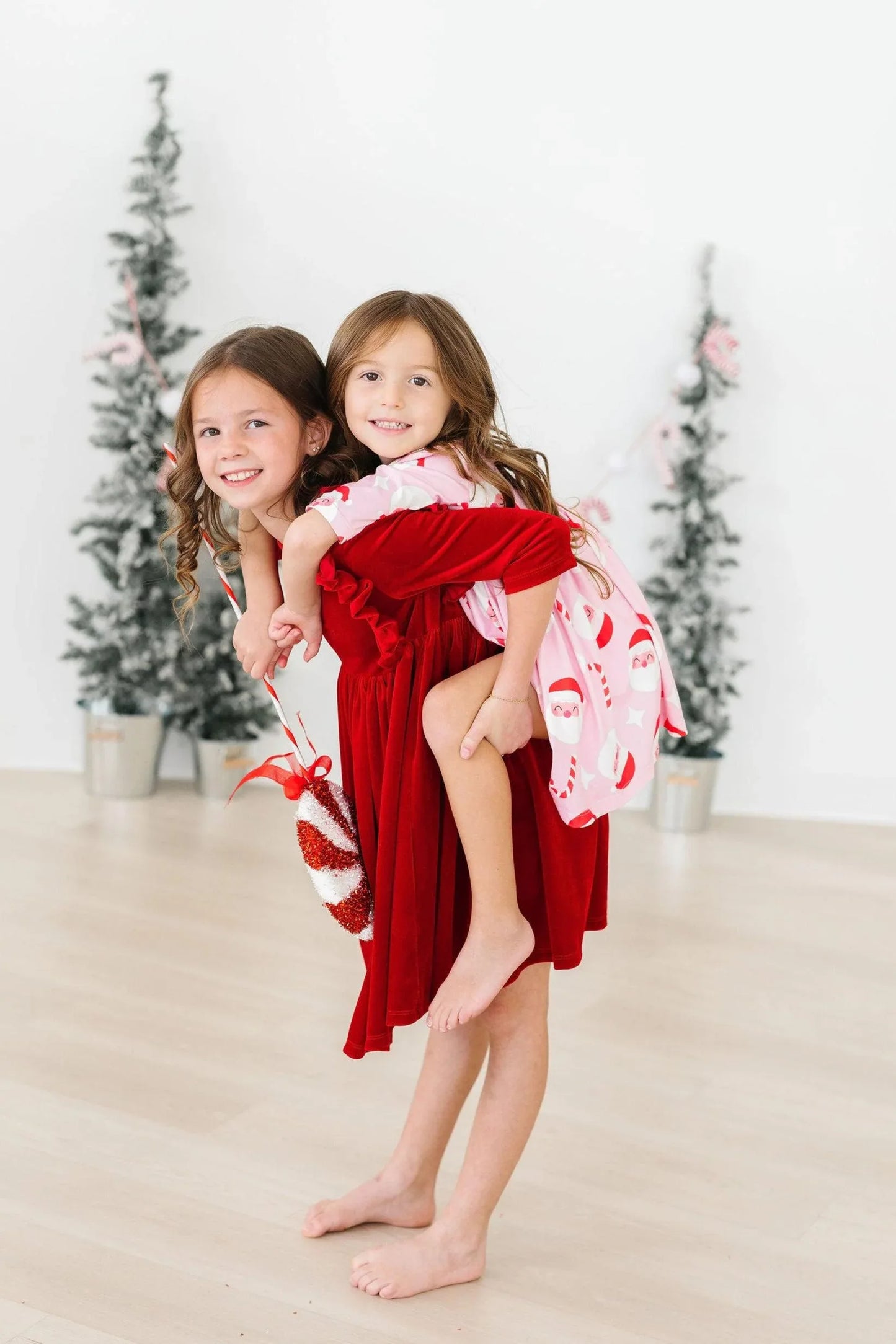 Jingle Bells 3/4 Sleeve Pocket Twirl Dress - Mila & Rose ® - Flyclothing LLC