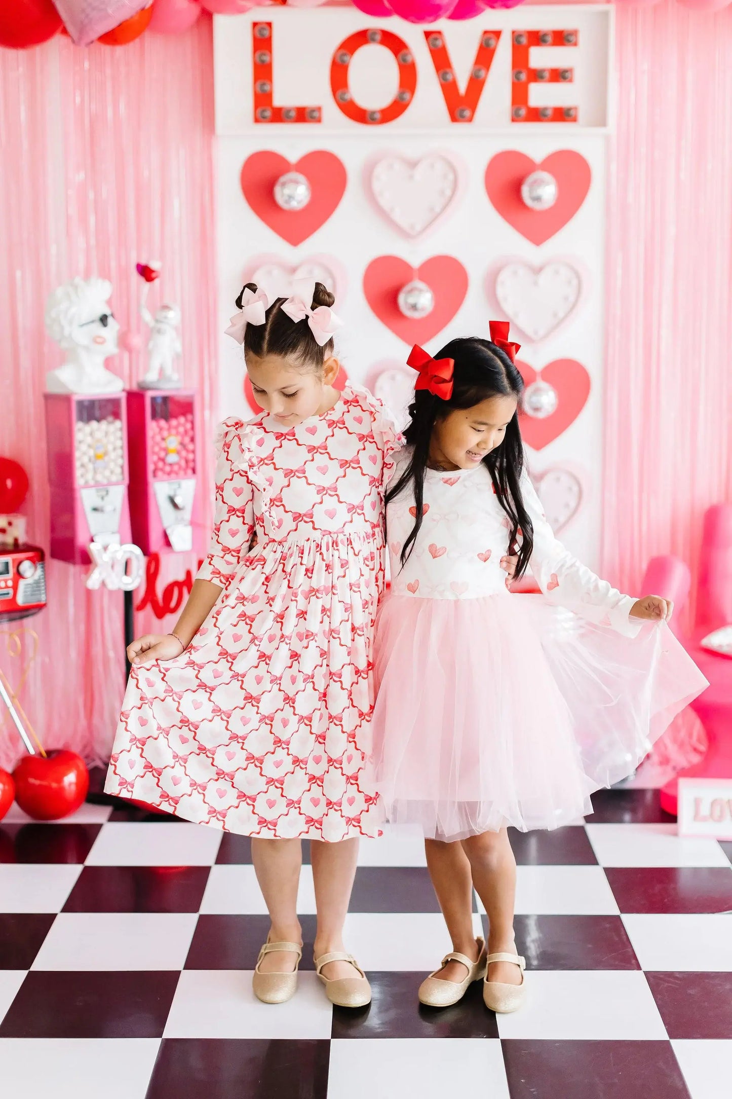 Lovebug 3/4 Sleeve Ruffle Twirl Dress - Mila & Rose ® - Flyclothing LLC