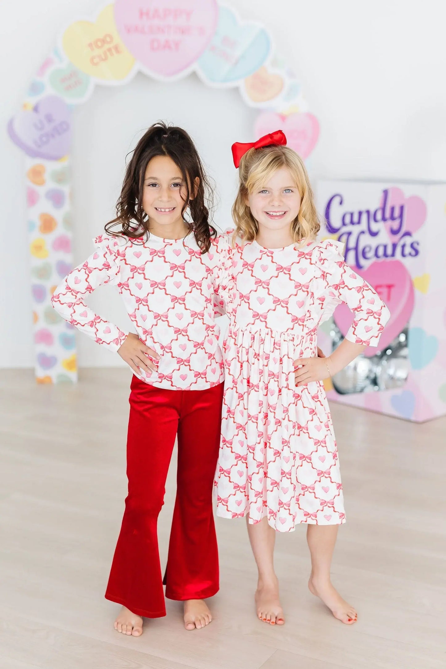 Lovebug 3/4 Sleeve Ruffle Twirl Dress - Mila & Rose ® - Flyclothing LLC
