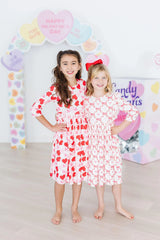 Lovebug 3/4 Sleeve Ruffle Twirl Dress - Mila & Rose ® - Flyclothing LLC