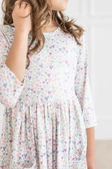 One in a Million 3/4 Sleeve Pocket Twirl Dress - Mila & Rose ® - Flyclothing LLC