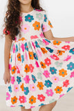 Retro Floral S/S Pocket Twirl Dress - Mila & Rose ® - Flyclothing LLC