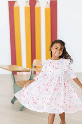 School Days 3/4 Ruffle Twirl Dress - Mila & Rose ® - Flyclothing LLC
